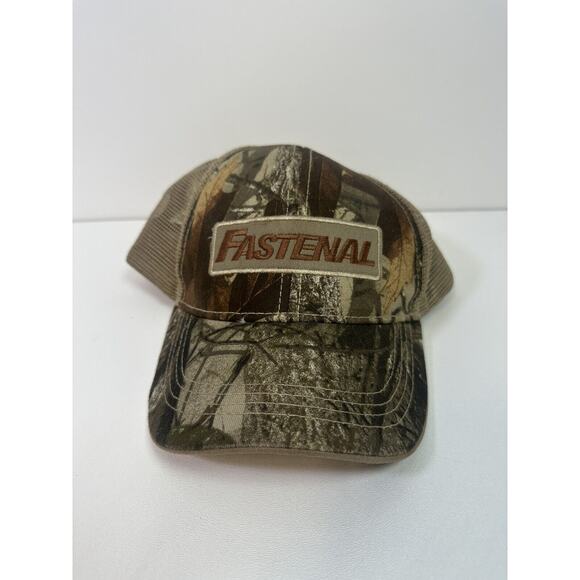 Fastenal Classic Snap Back Trucker Hat Cap Mens Camouflage Casual Outdoor Hunt - Picture 1 of 8